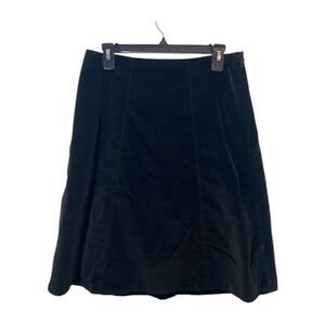 Eddie Bauer Cotton/Velvet Women's Skirt, lined with Satin, Size 6